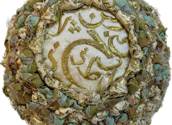 Prayer of Day Three:  Work Size: 70 cm Medium: Embroidery on fabric 